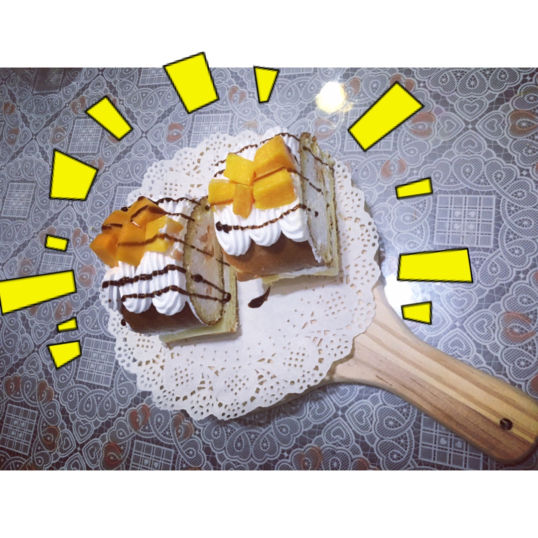 烫面草莓蛋糕卷