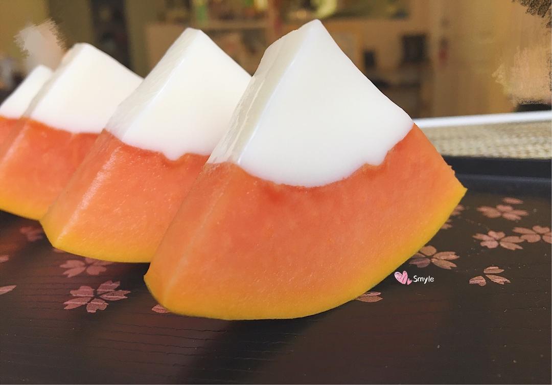 木瓜椰奶冻