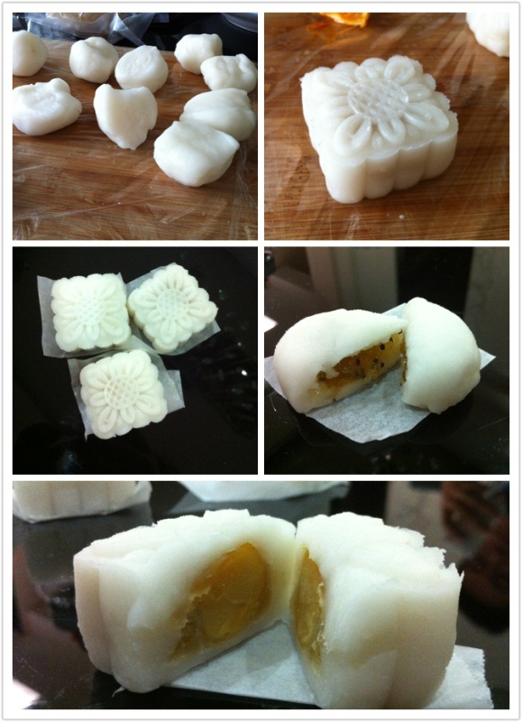 冰皮豆沙月饼