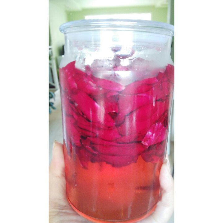 自制鲜玫瑰花醋