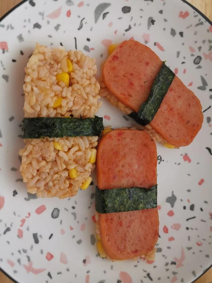 🍚米饭神仙吃法吃一次就爱上✨午餐肉饭团✨