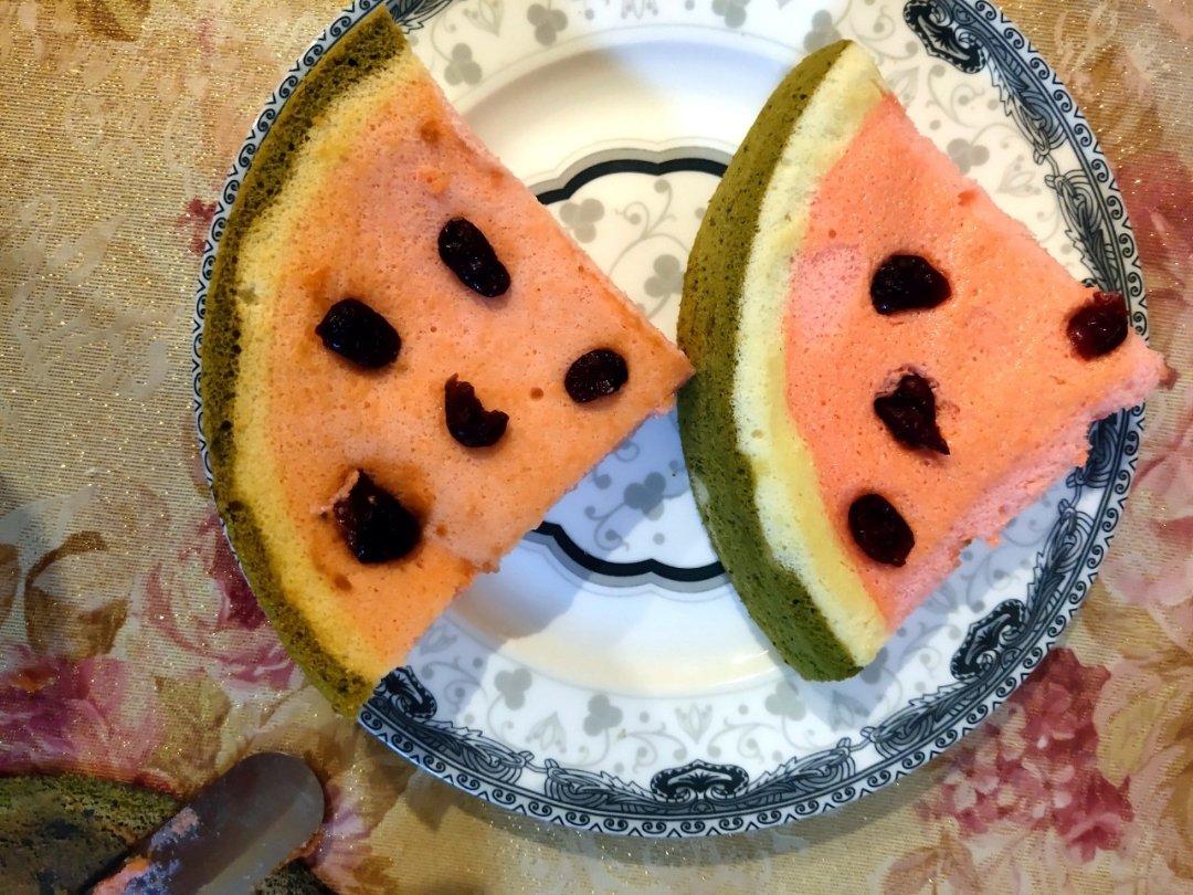 好看的西瓜🍉雪纺蛋糕