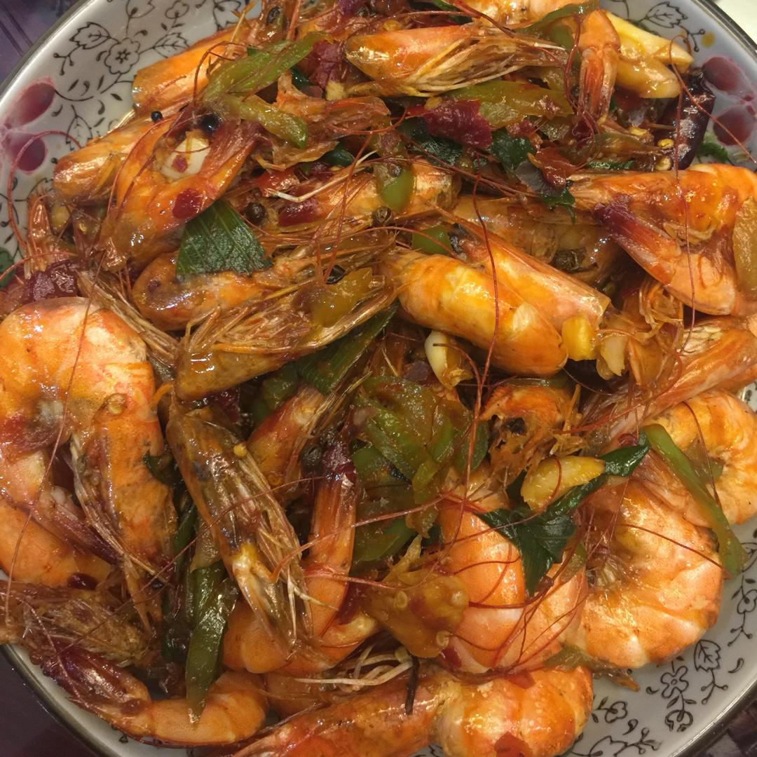 辣炒大虾