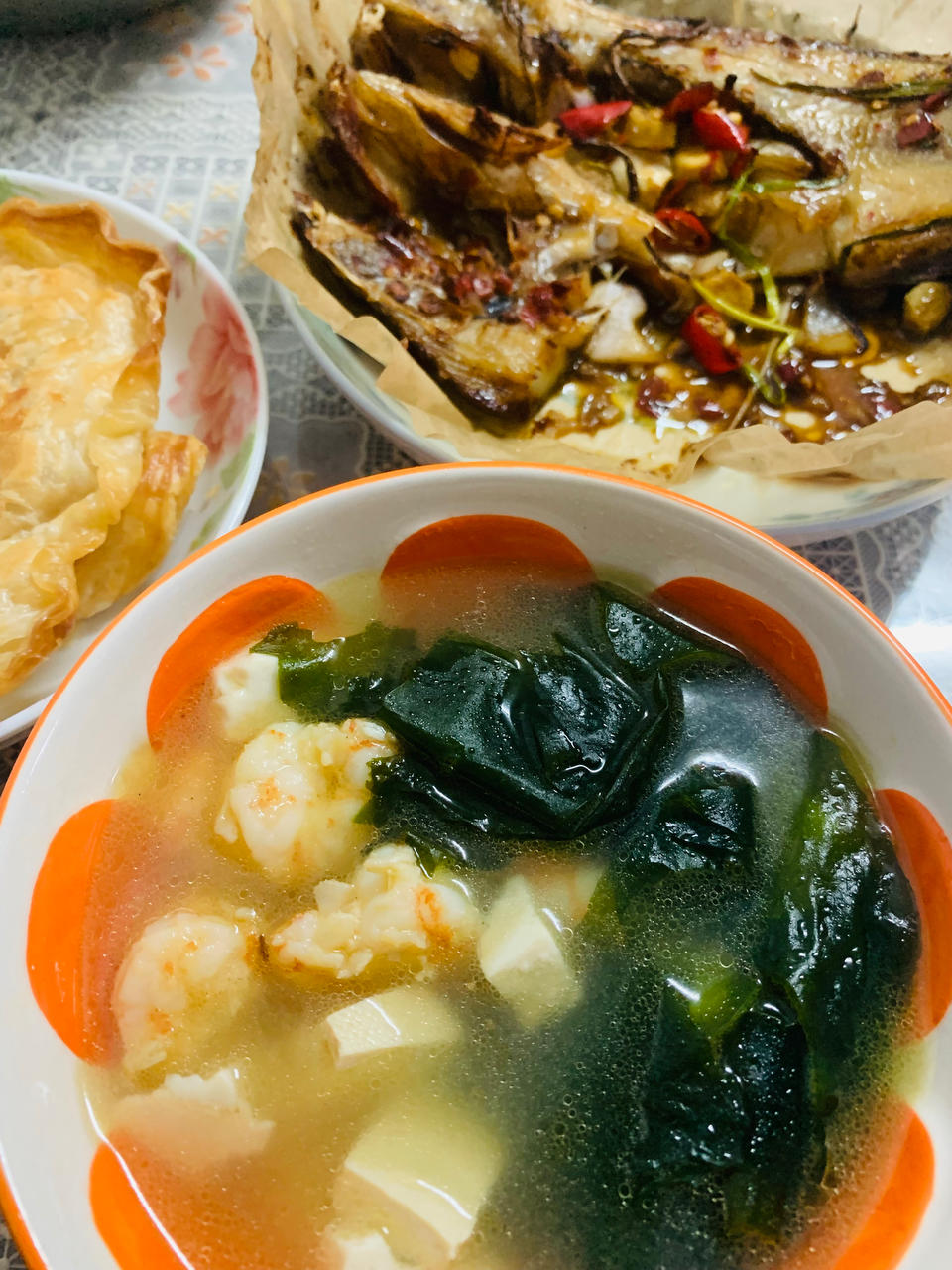 孩子增高汤 | 虾仁豆腐裙带菜汤