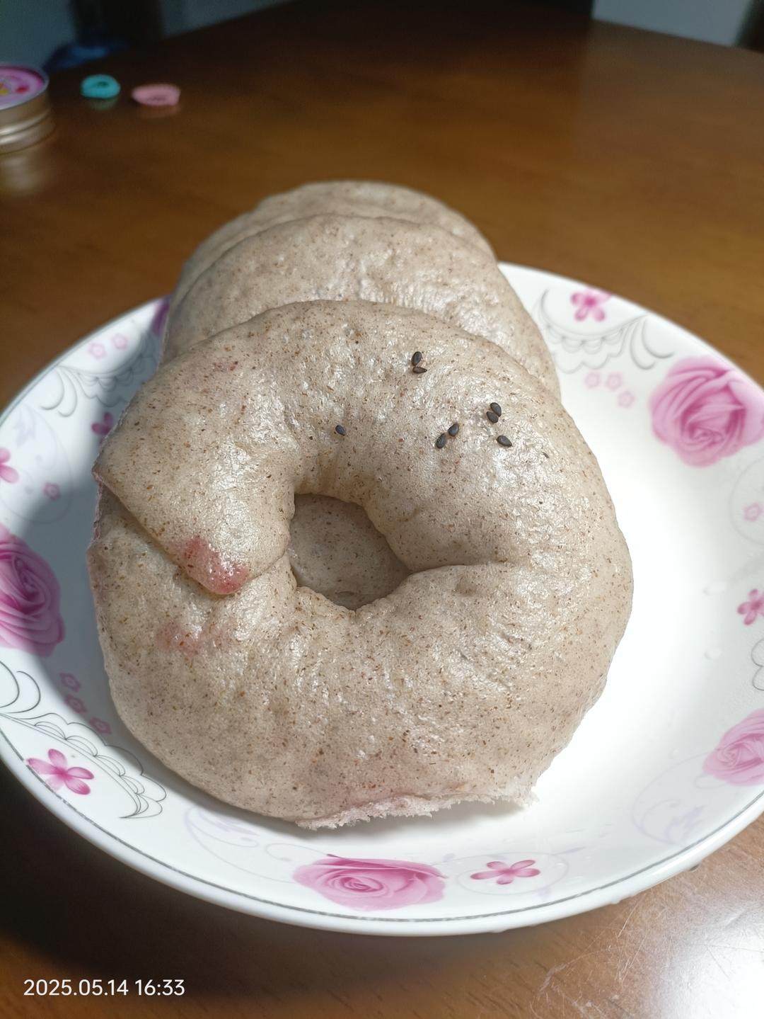 椰香南瓜乳酪贝果🎃属于秋天的暖色贝果