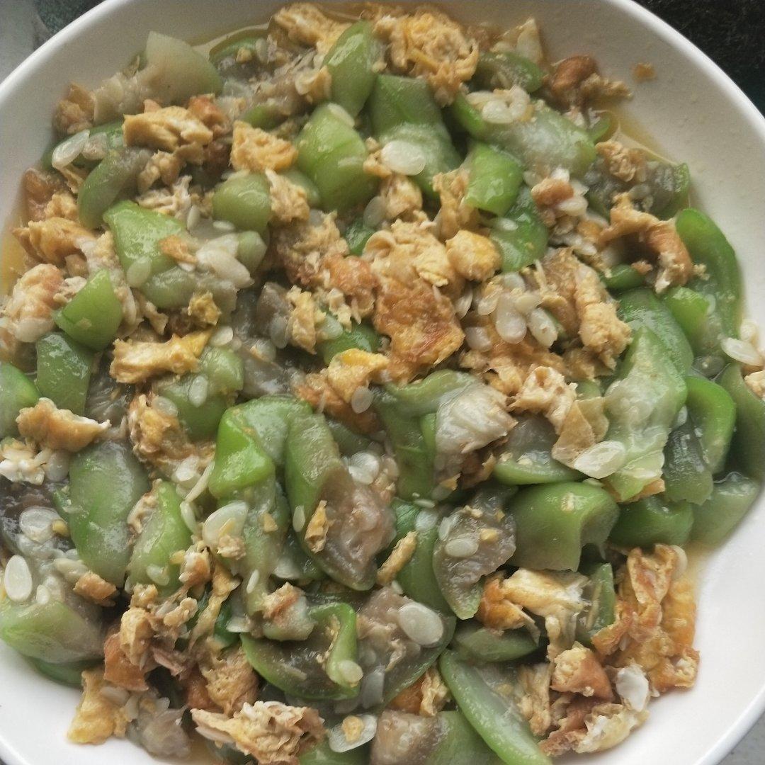 丝瓜炒蛋