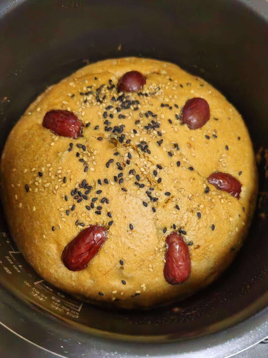 用电饭煲做红糖发糕