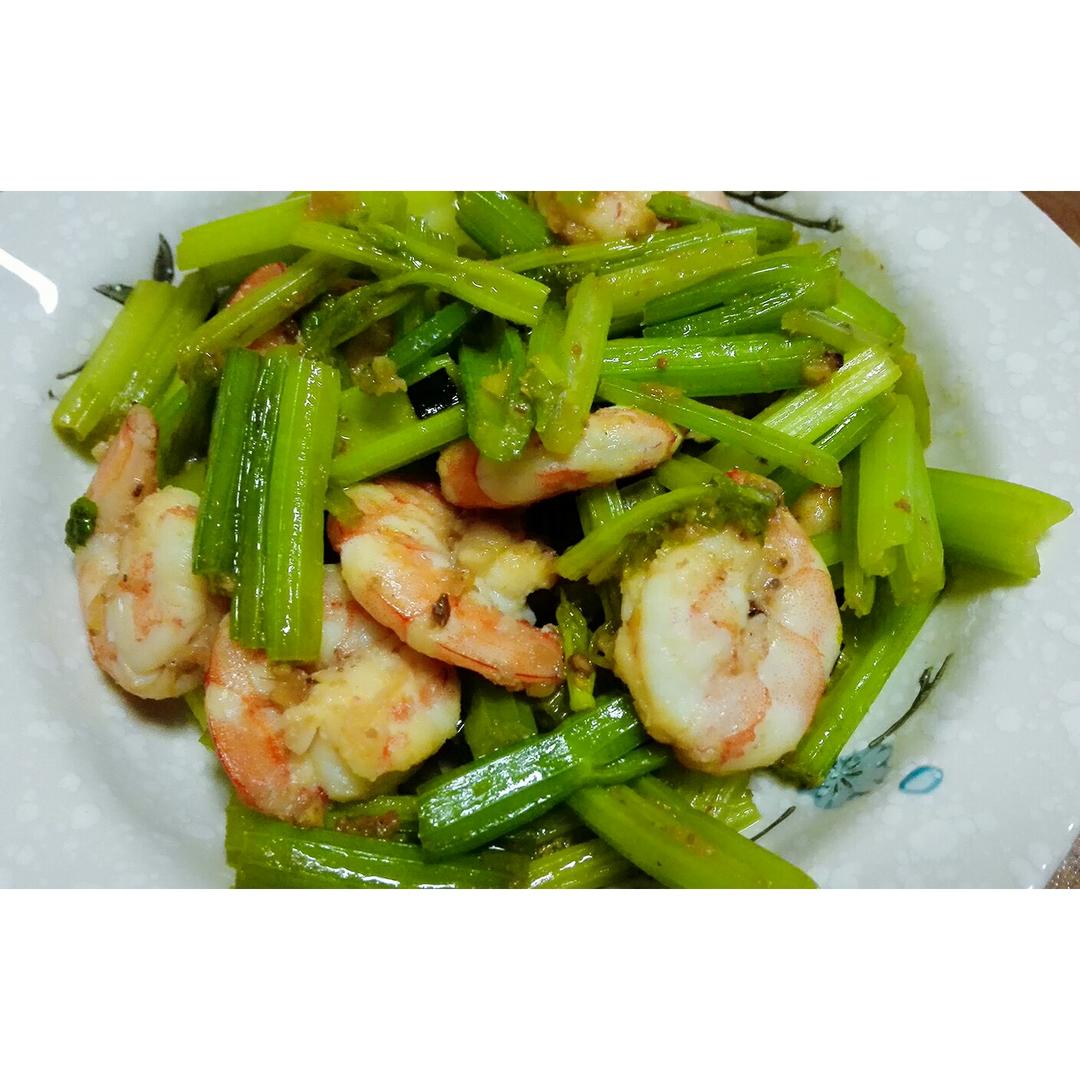 芹菜炒虾仁