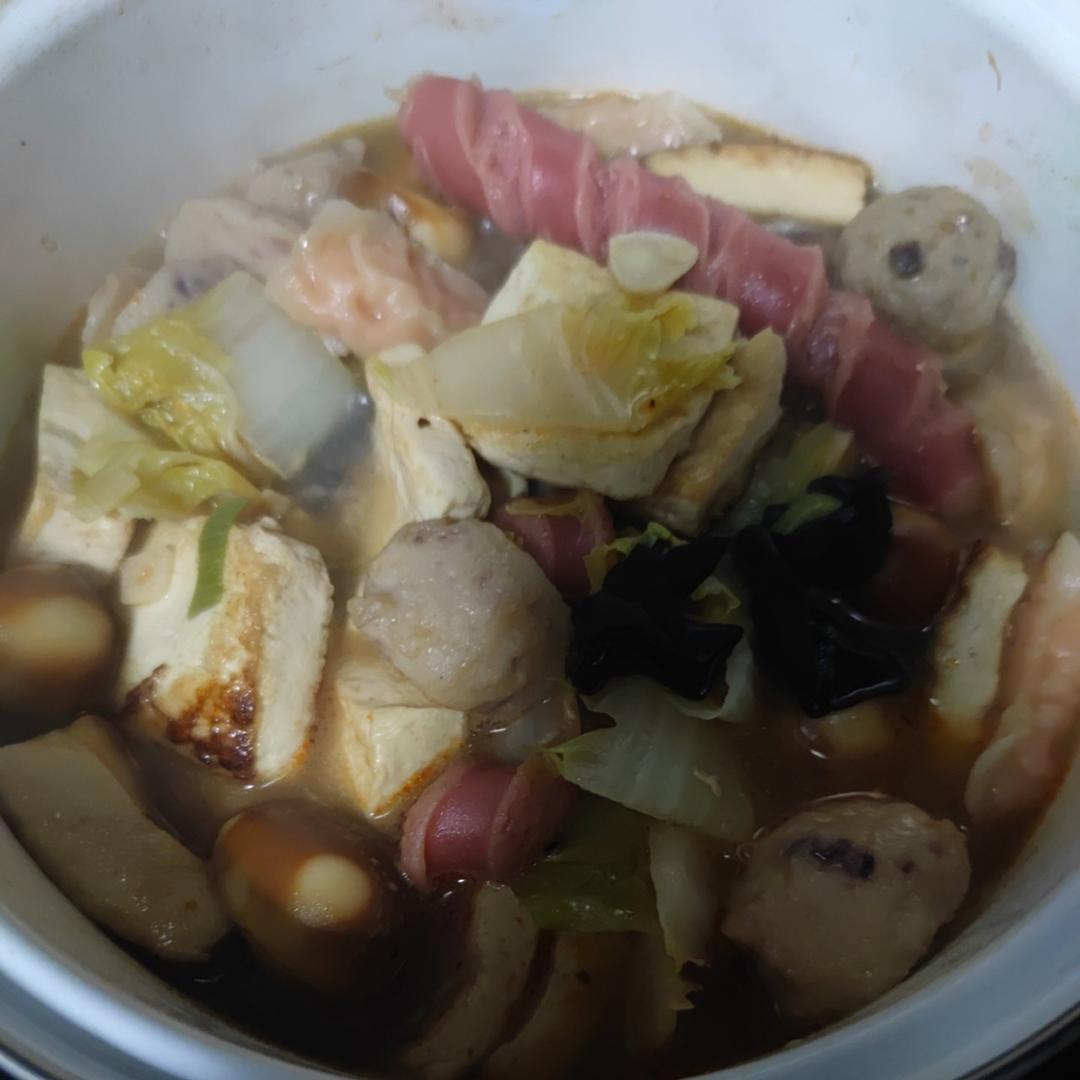 白菜豆腐煲