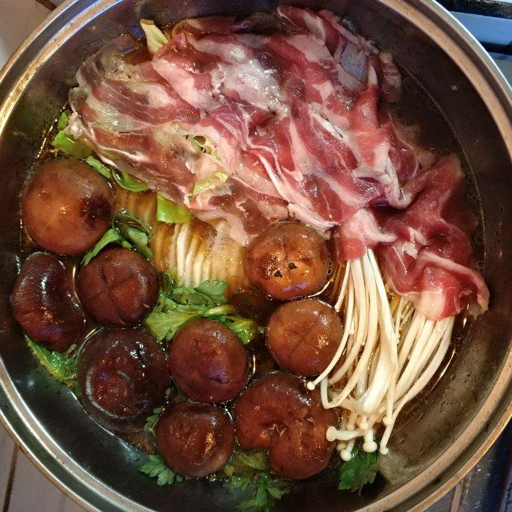 简洁版日式寿喜锅
