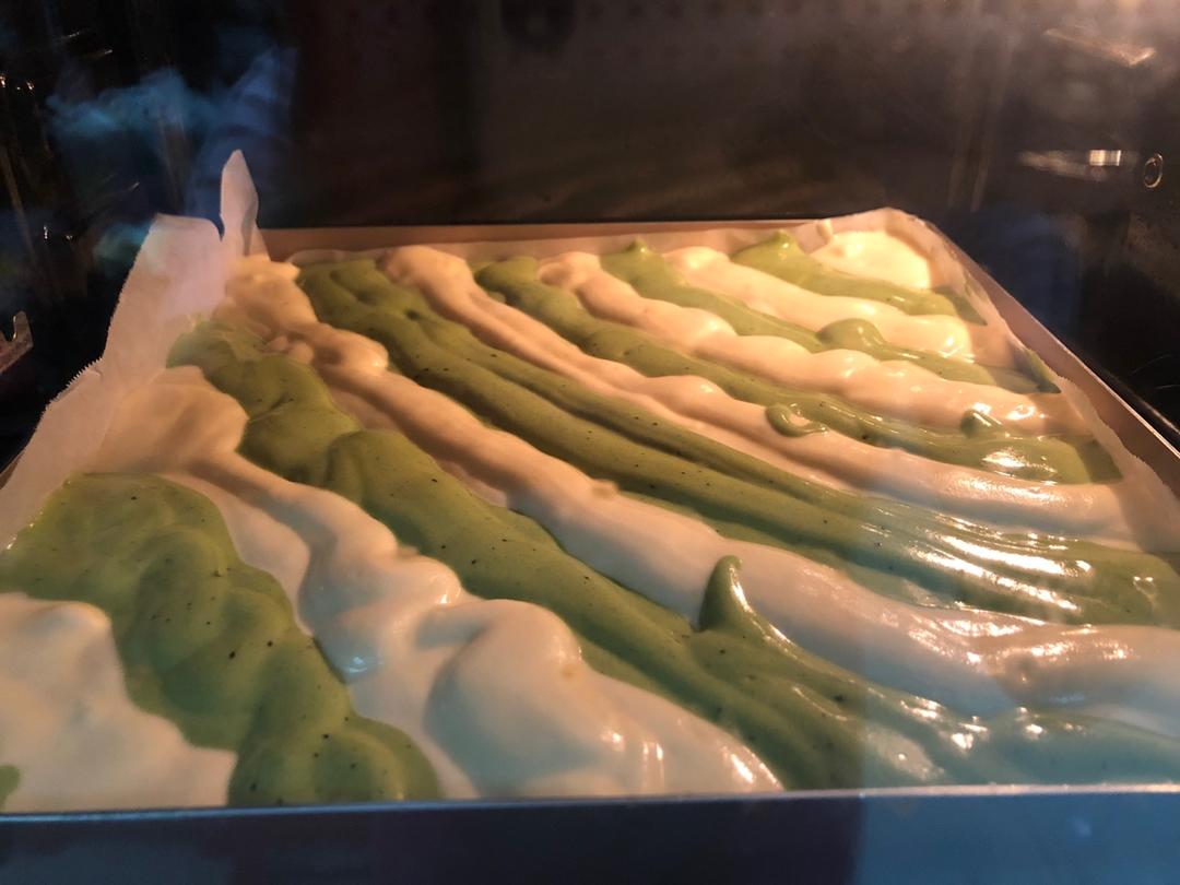 清新抹茶双色蛋糕卷