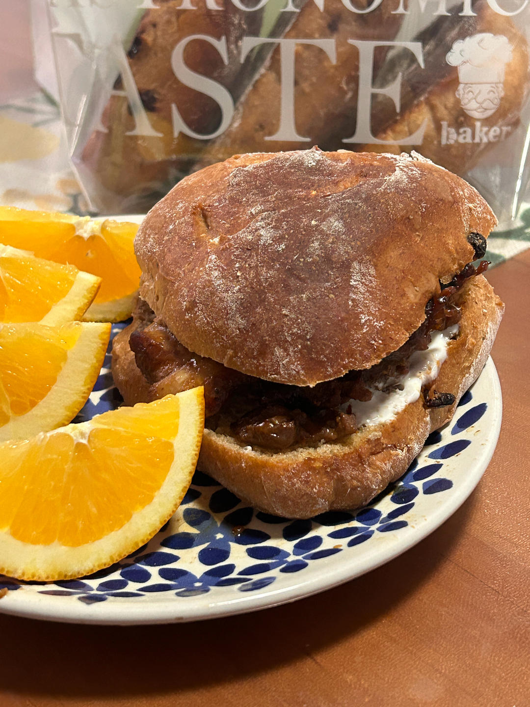 无油板烧鸡腿堡