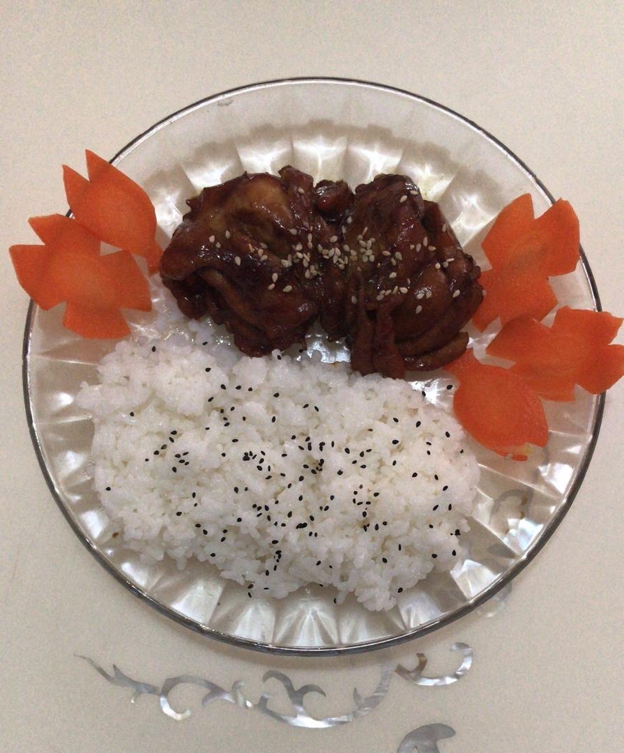 照烧鸡腿饭
