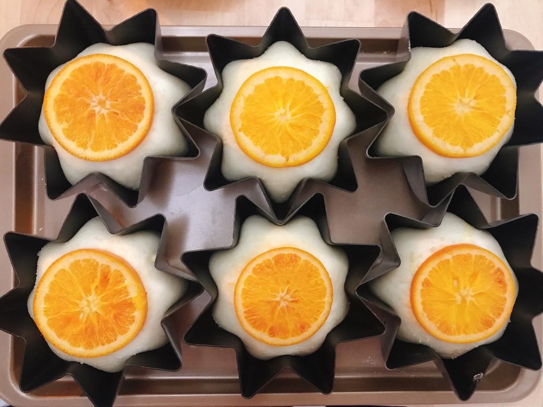 香橙卡士达星星包