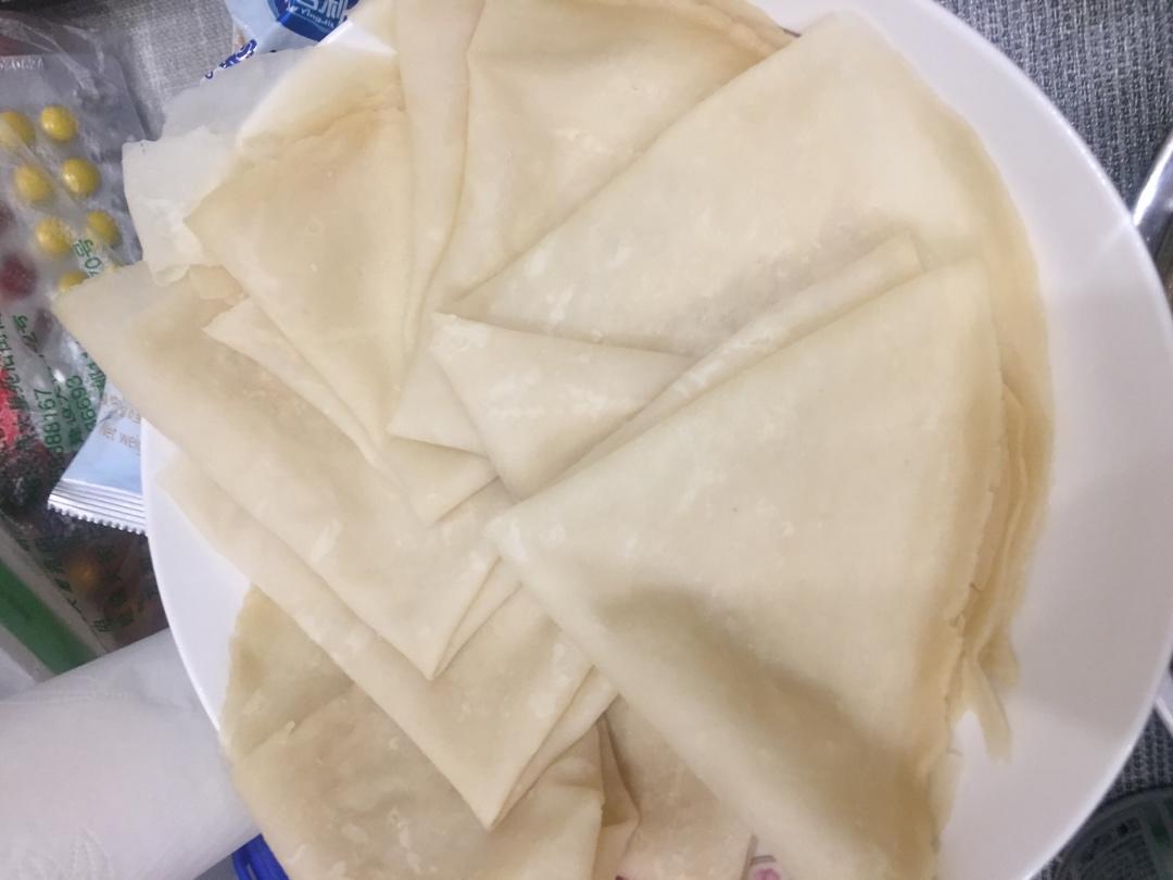 春饼   轻松一次做出十几张的春饼皮