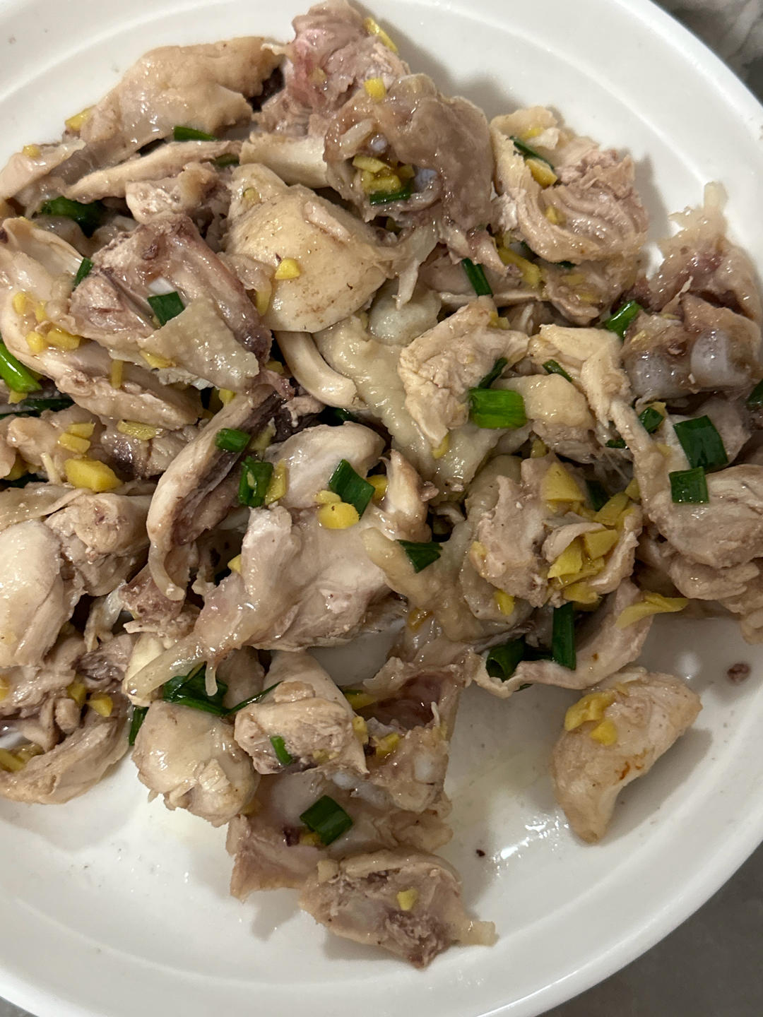 嫩滑葱油鸡腿