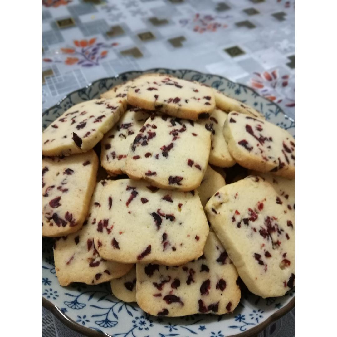 低糖少油版蔓越莓饼干