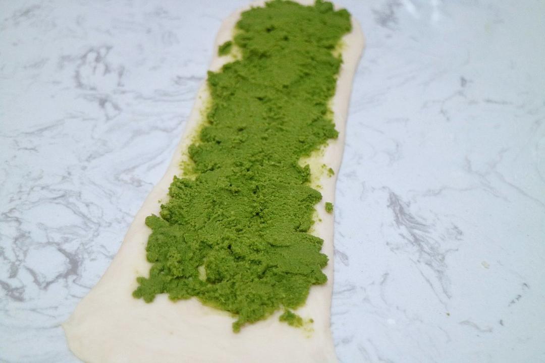 抹茶奶酥小金砖（70%中种吐司）