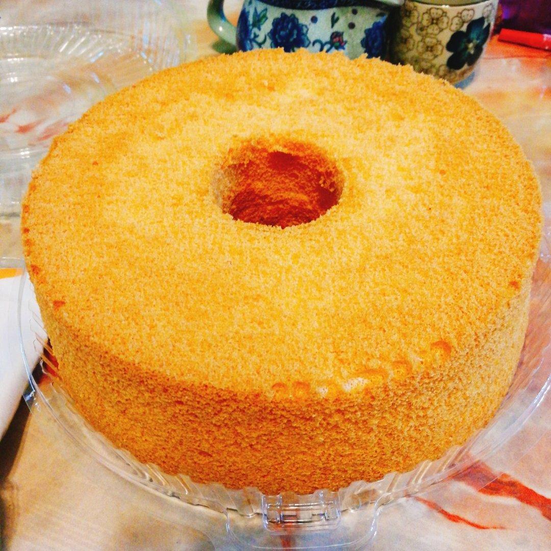 7寸中空戚风蛋糕