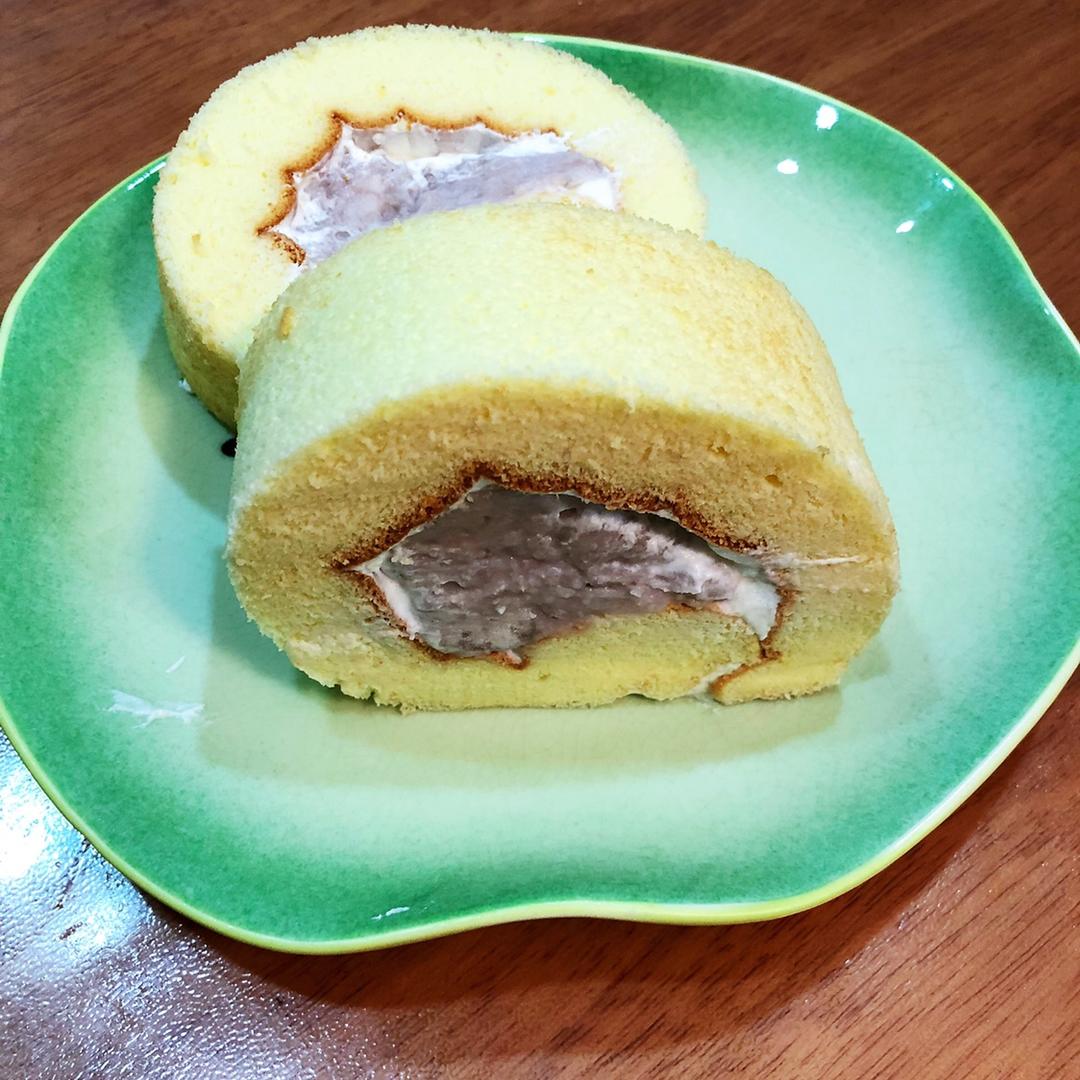 芋泥奶油蛋糕卷