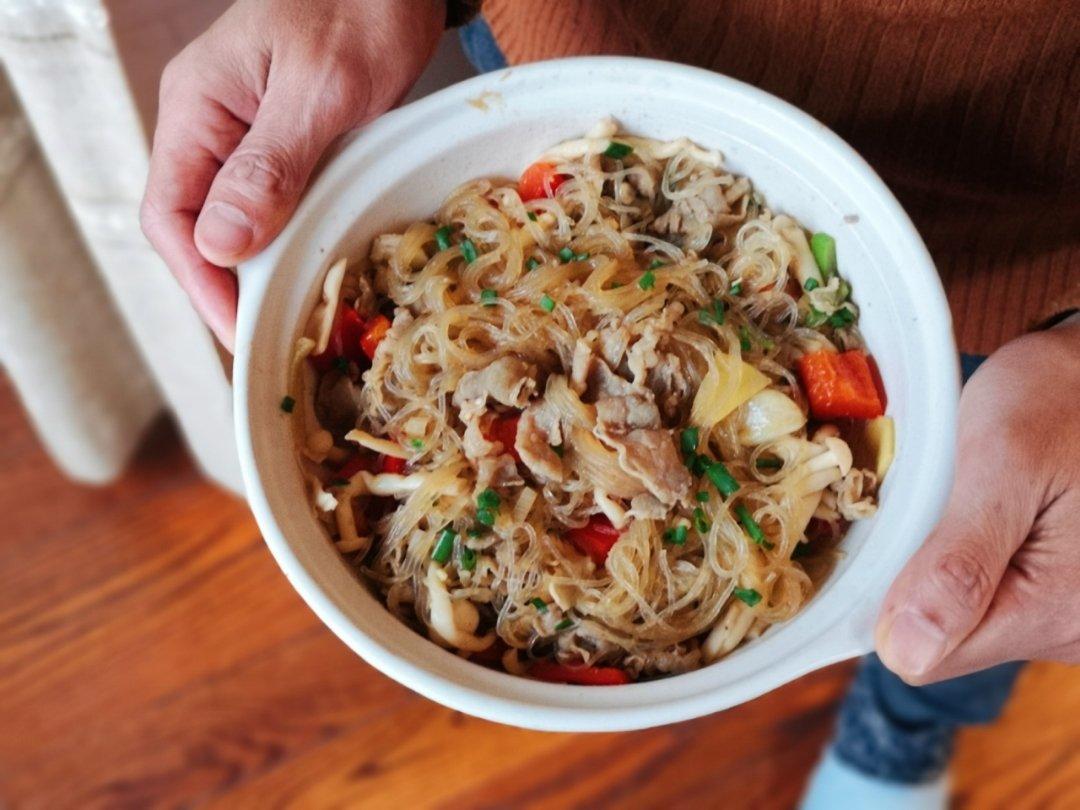 沙茶肥牛粉丝煲