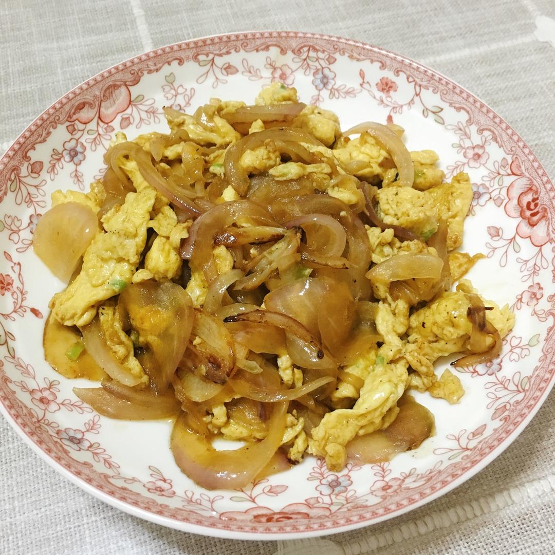 洋葱炒鸡蛋