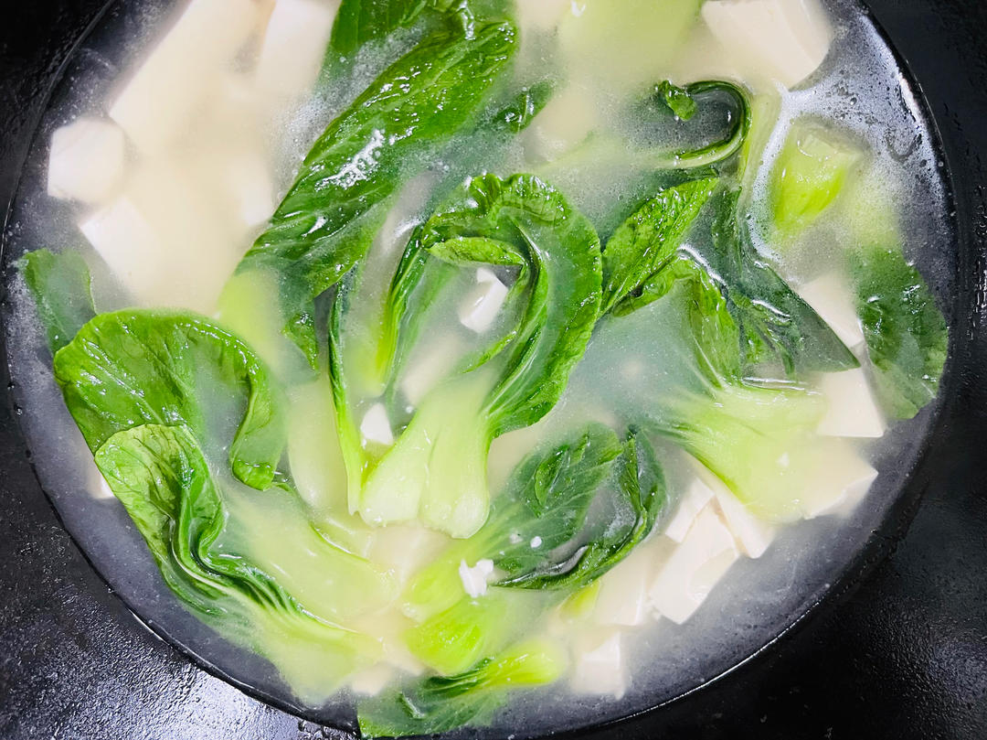 青菜豆腐汤