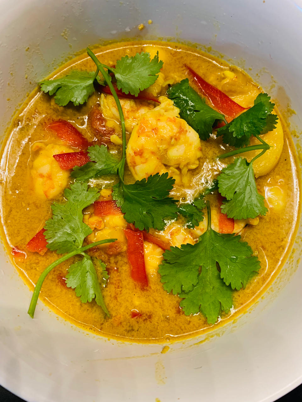 浓郁好滋味｜泰式苹果咖喱虾