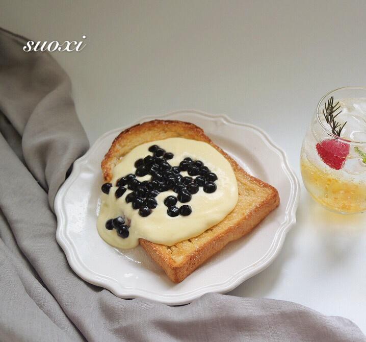 珍珠奶油蜜糖吐司 | 香橙薄荷气泡水