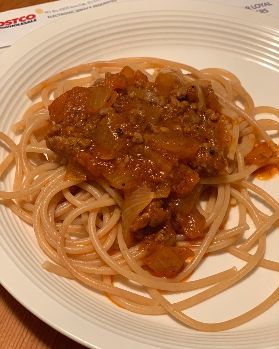 番茄肉酱意大利面