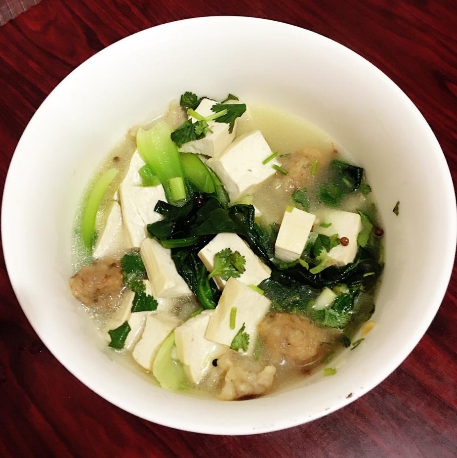 青菜豆腐