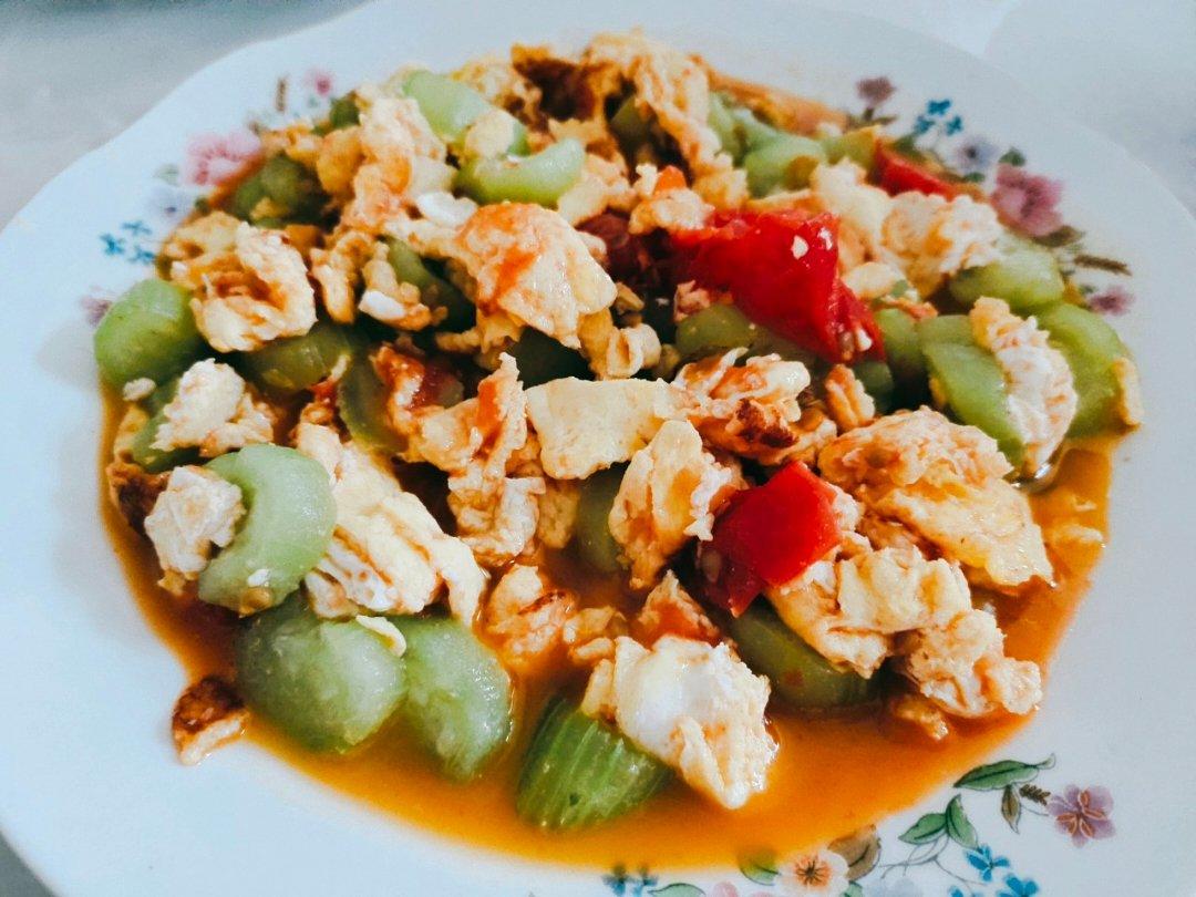 丝瓜炒蛋