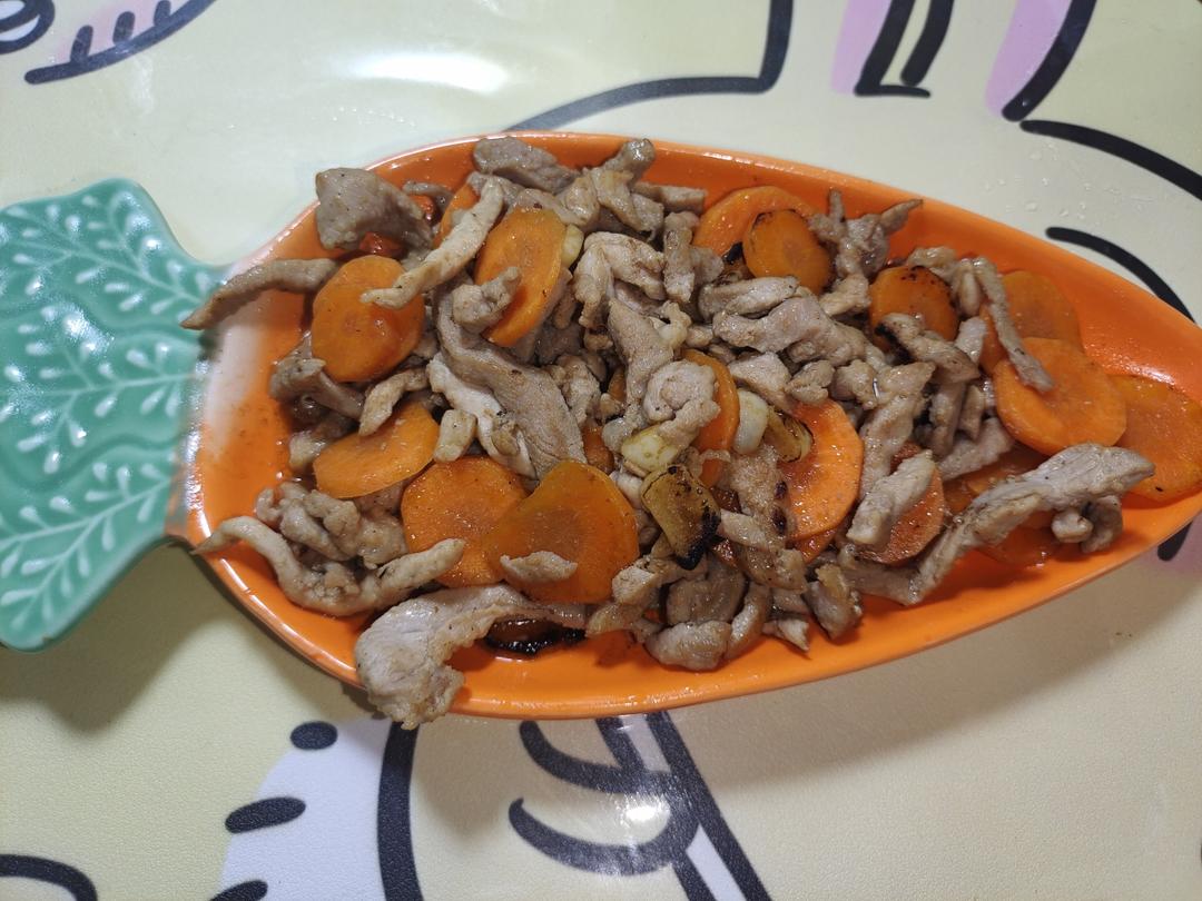 超下饭的胡萝卜炒肉