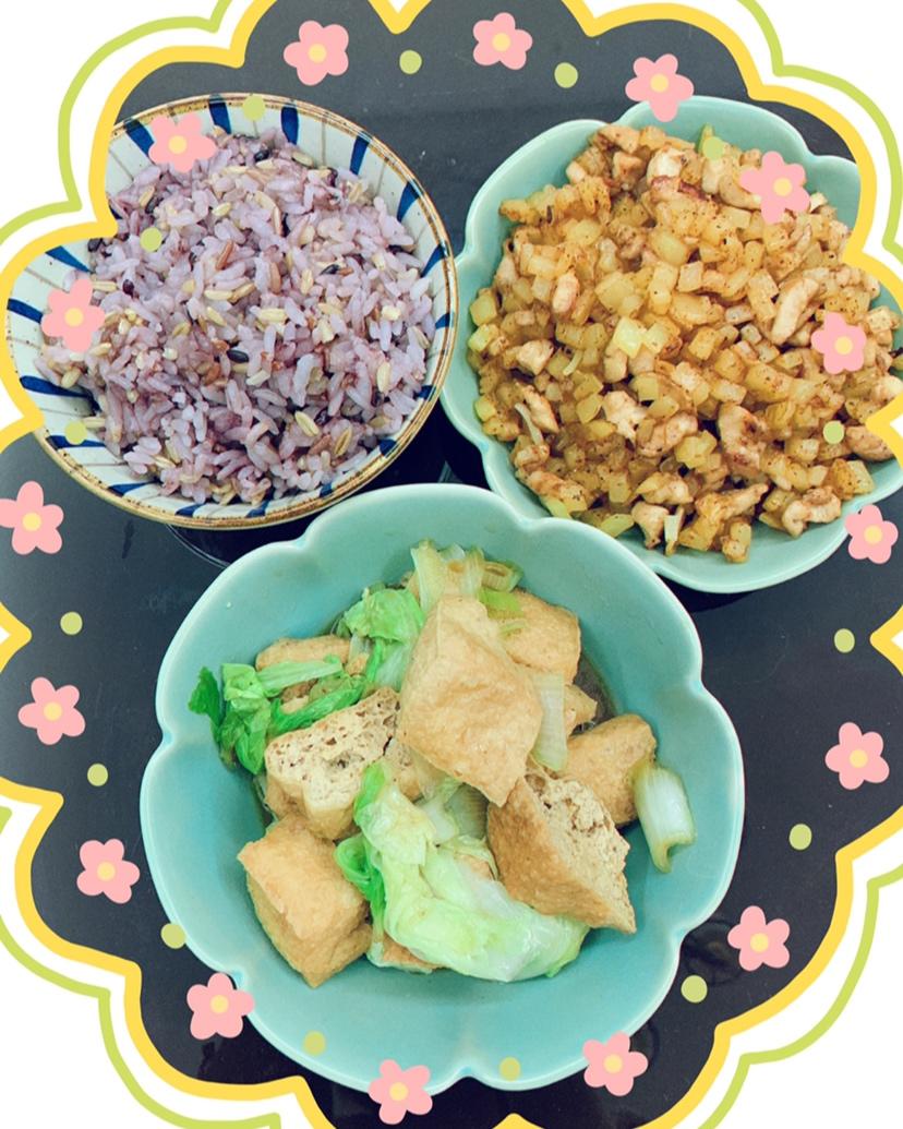 白菜油豆腐