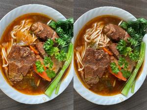 超级好吃又营养均衡的台湾红烧牛肉面（电炖锅）的做法 步骤5