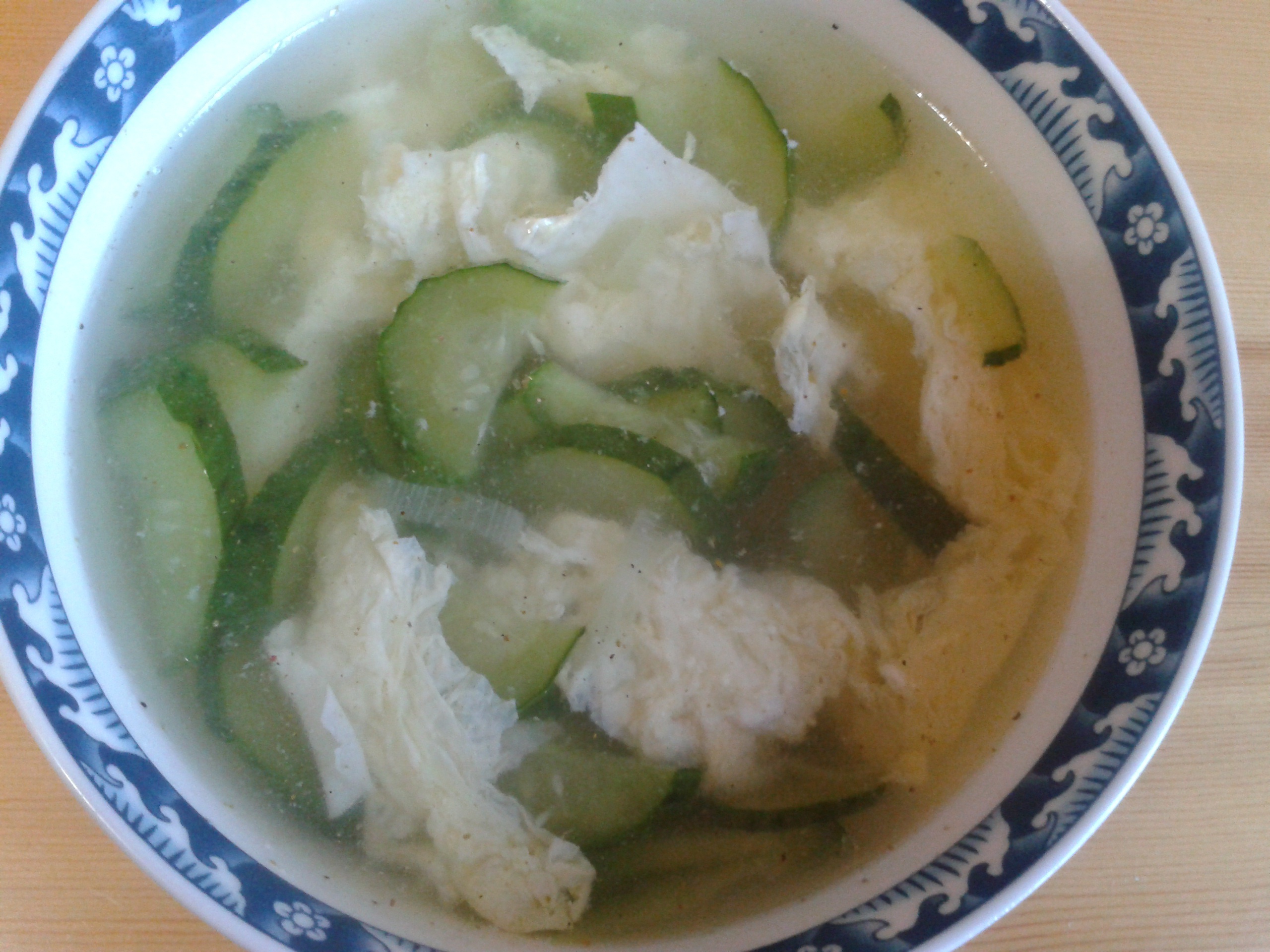 黄瓜蛋花汤