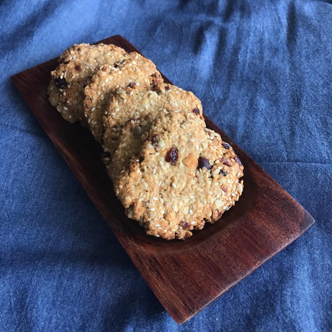 减脂暖宫好伙伴：红糖燕麦饼干