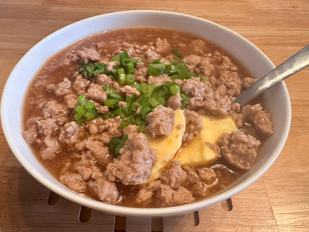 比布丁还要嫩！巨好吃又营养的肉末水蒸蛋