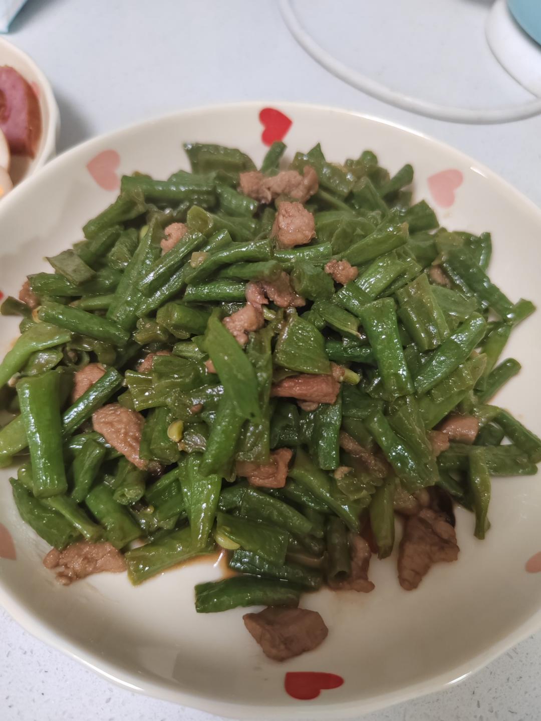 豇豆豆角炒肉肉