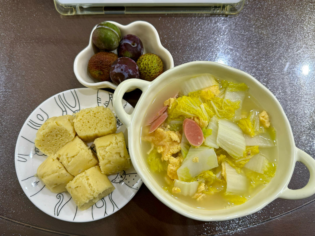 看着平平无奇却很鲜美的白菜鸡蛋汤
