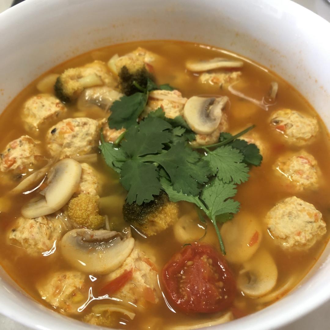 【番茄鸡肉丸】