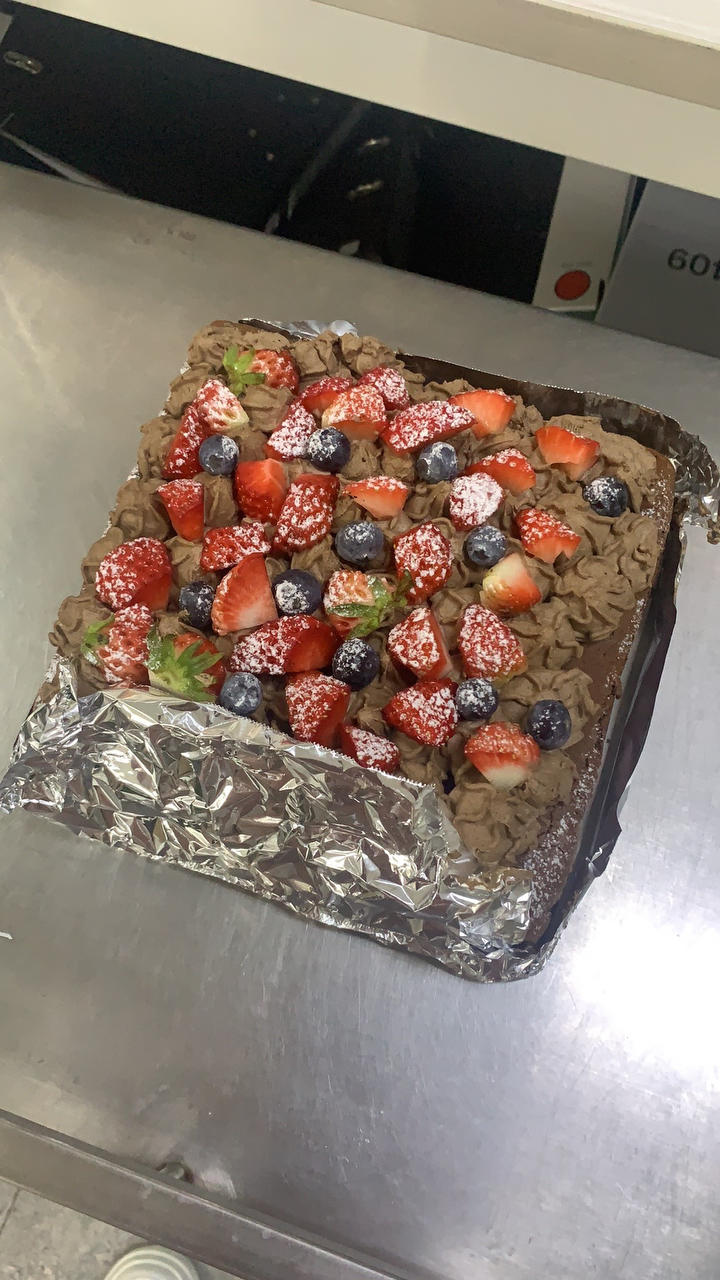 超详细 奶油巧克力生日裸蛋糕