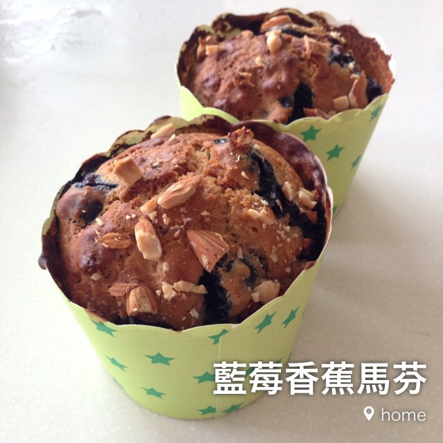 低脂蓝莓麦芬