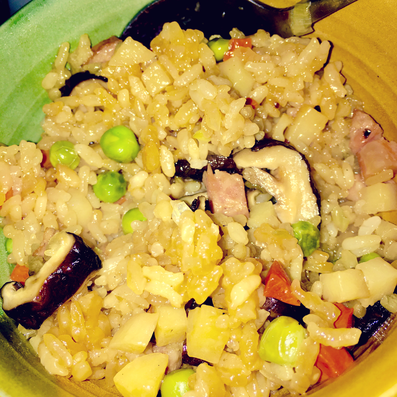 电高压锅版糯米饭焖咸饭