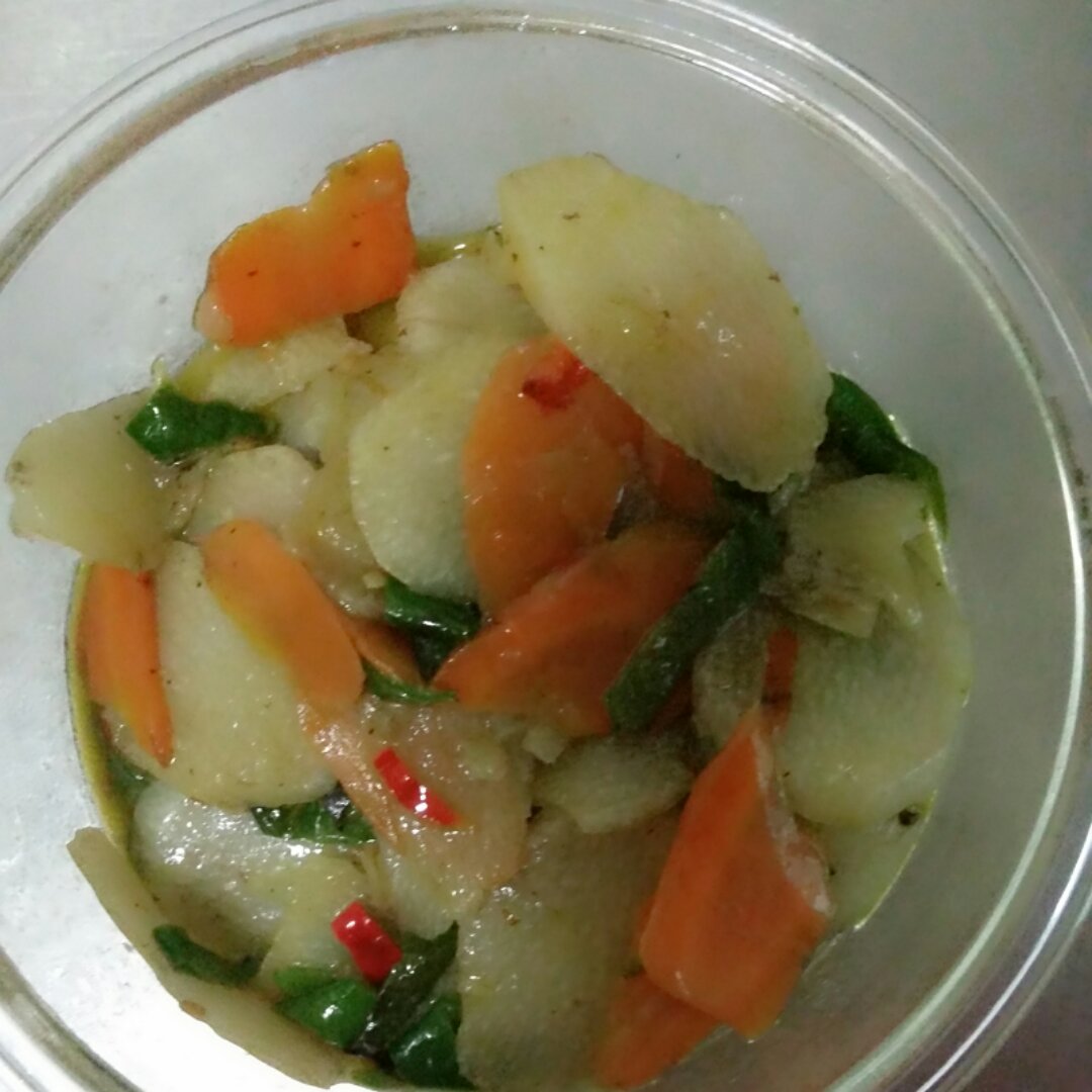 老丁的私房菜-清炒山药
