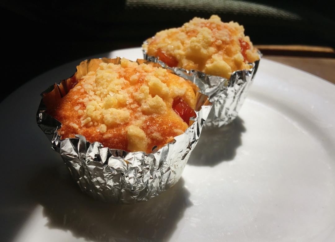 樱桃杏仁酥纸杯蛋糕 Cherry Cupcakes