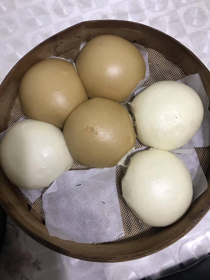 有着面包口感的红糖馒头（一次发酵）
