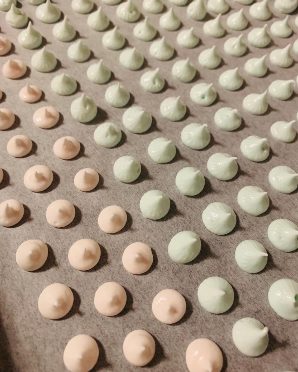 如何做出有棱有角+色调美美的蛋白糖