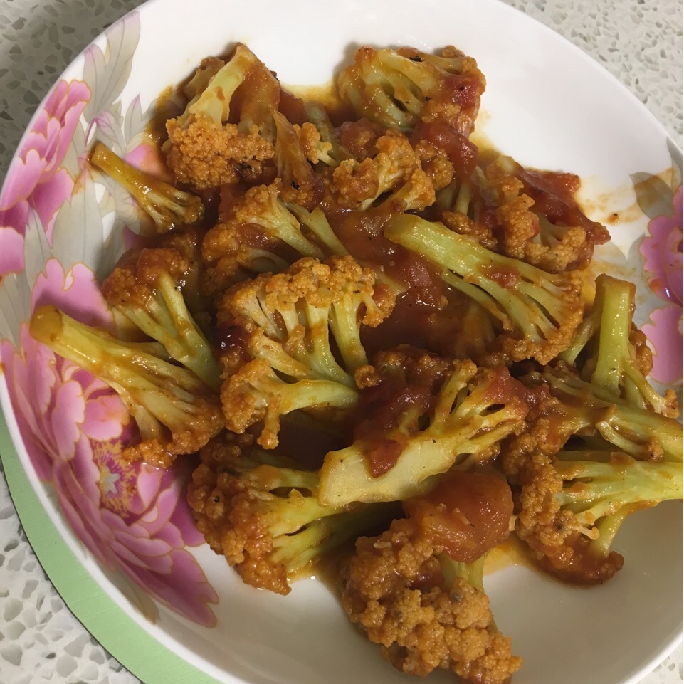 红烩花菜