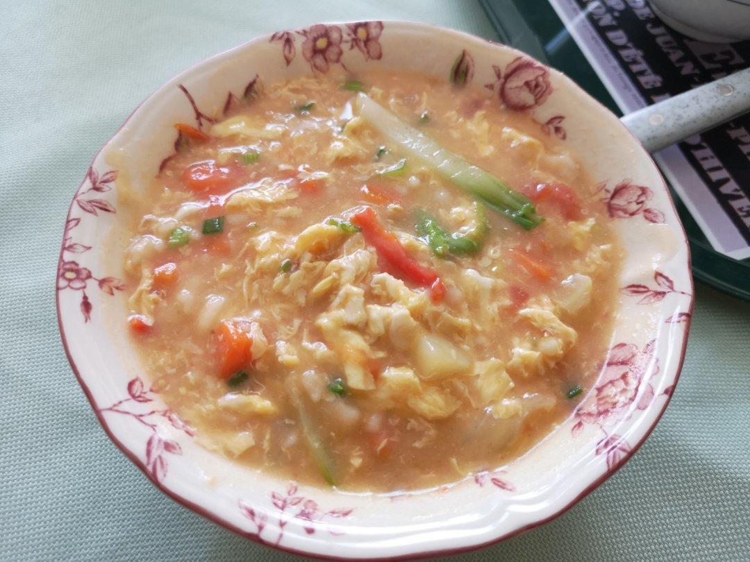 简单早餐-疙瘩汤